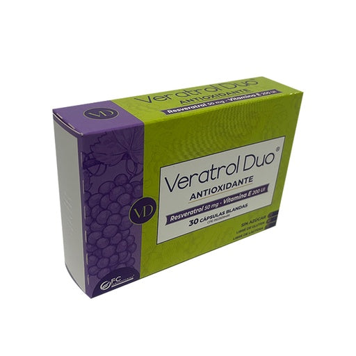 Veratrol Duo (RESVERASTROL) X 30 capsulas