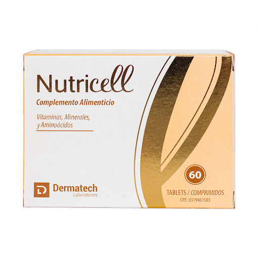 Multivitaminico Nutricell Dermatech 60 Tabletas