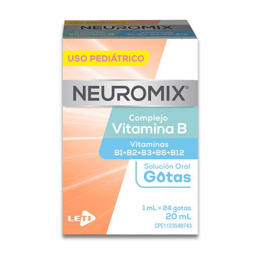 Complejo B Neuromix Pediátrico Leti Solución Oral x 20ml