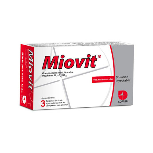 Miovit caja x 3 ampollas de 3ml