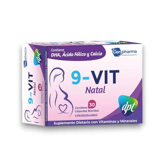 9-Vit Natal caja x 30 capsulas