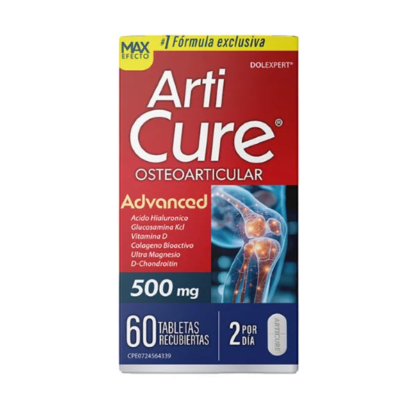 ArtiCure Ostearticular Advanced 500mg 60 tabletas Dolexpert