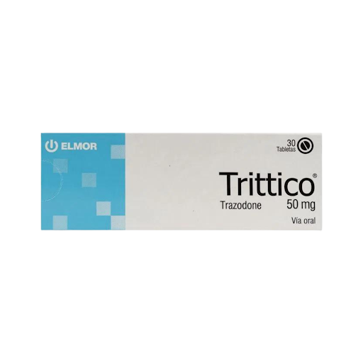 Trazodone 50mg Trittico Elmor Caja x 30 Tabletas