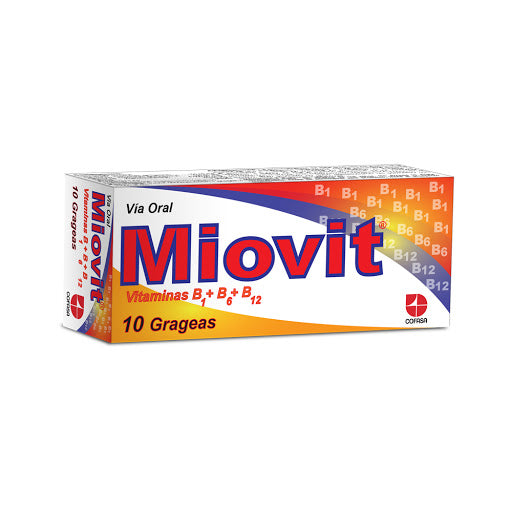Miovit cofasa caja x 10 grageas