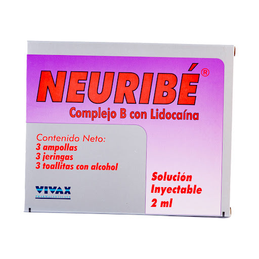 Neuribe Vivax solucion inyectable kit x 3 ampollas 2ml